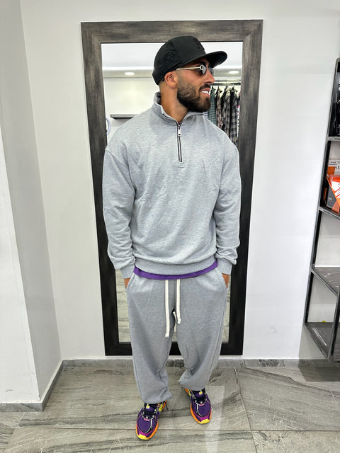 FELPA MEZZA ZIP