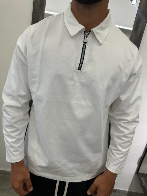 POLO ZIP MANICA LUNGA