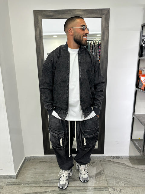 CARGO FRONT DENIM