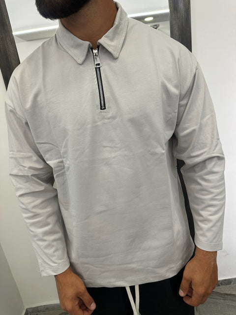 POLO ZIP MANICA LUNGA