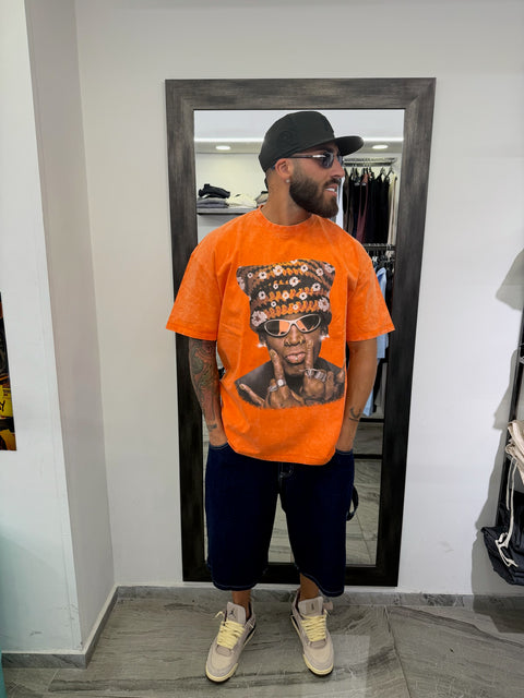 T-SHIRT ORANGE CAT HAT