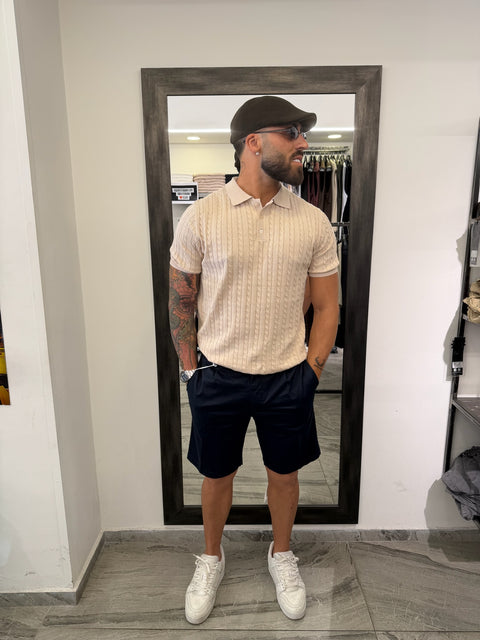 POLO SLIM TRECCIA