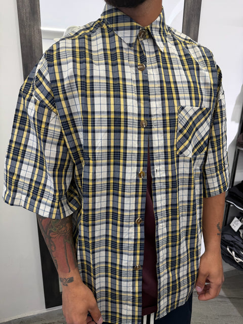 CAMICIA MANICA CORTA QUADRI PRMD