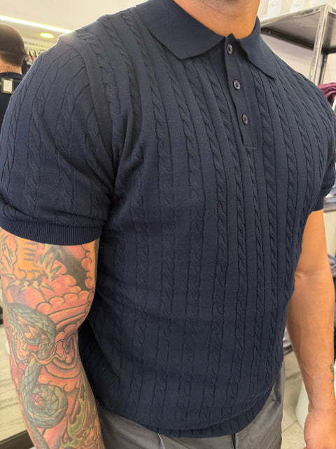 POLO SLIM TRECCIA