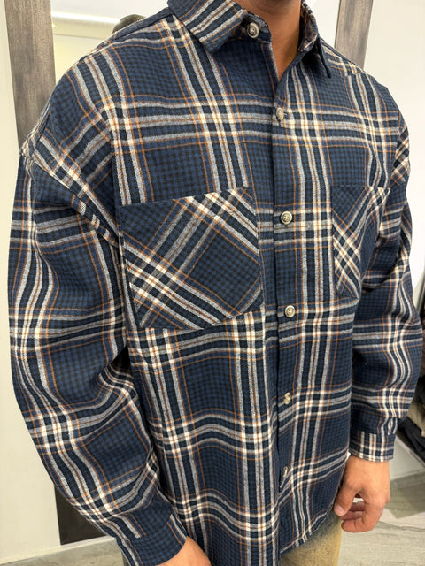 CAMICIA QUADRI OVER