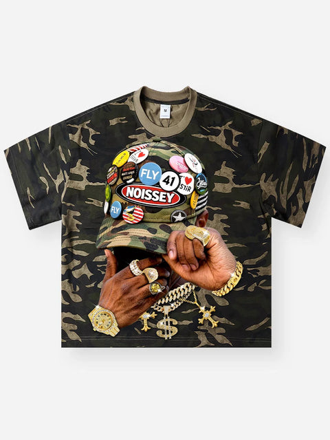 T-SHIRT NOISSEY PATCHWORK CAMO