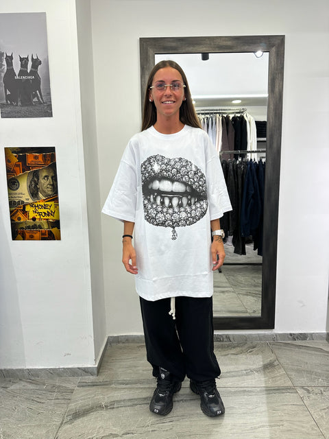 T-SHIRT DIAMOND LIPS