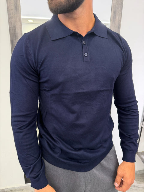 POLO SLIM MANICA LUNGA 8501