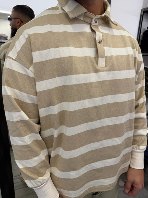 POLO MANICA LUNGA RIGHE