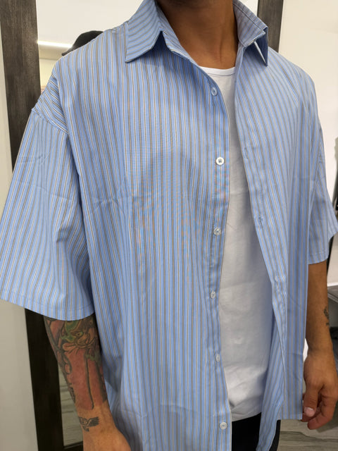 CAMICIA RIGHE OVER