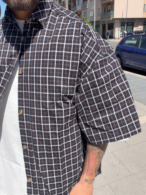 CAMICIA MANICA CORTA QUADRI PRMD