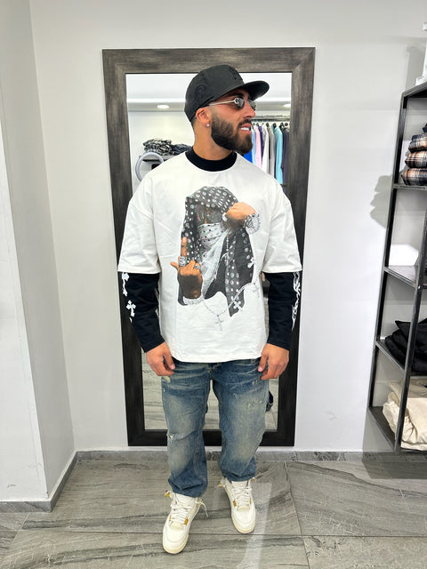 T-SHIRT DOUBLE SLEEVE BANDANA