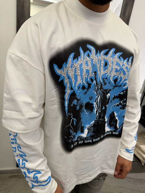 T-SHIRT DOUBLE SLEEVE LIBERTY