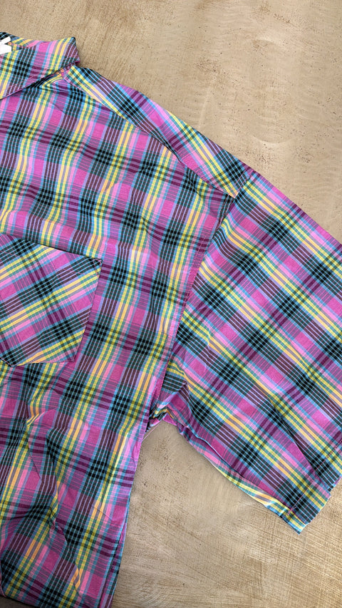 CAMICIA MANICA CORTA QUADRI PRMD