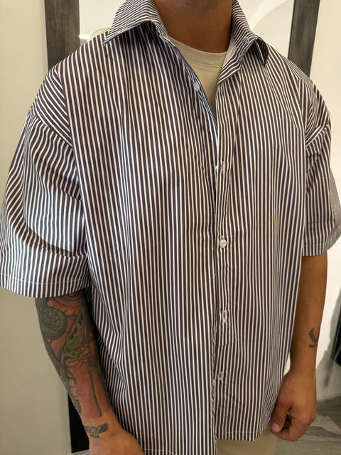 CAMICIA OVER RIGHE