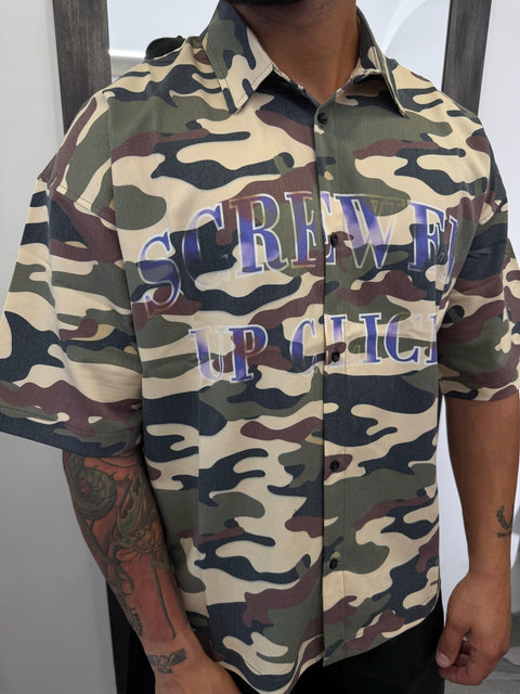 CAMICIA CAMO SCREWED