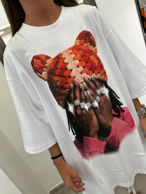 T-SHIRT KITTY CAP