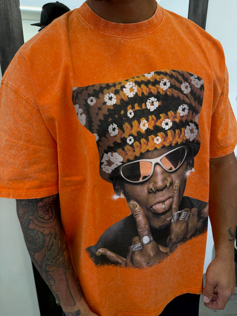 T-SHIRT ORANGE CAT HAT