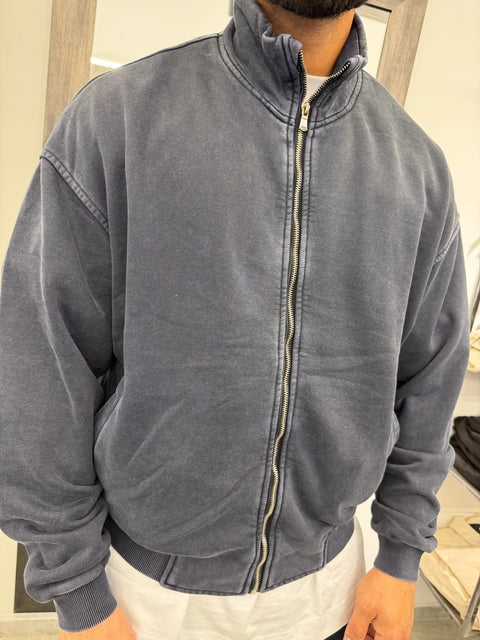 FELPA COLLETTO ZIP SLAVATA