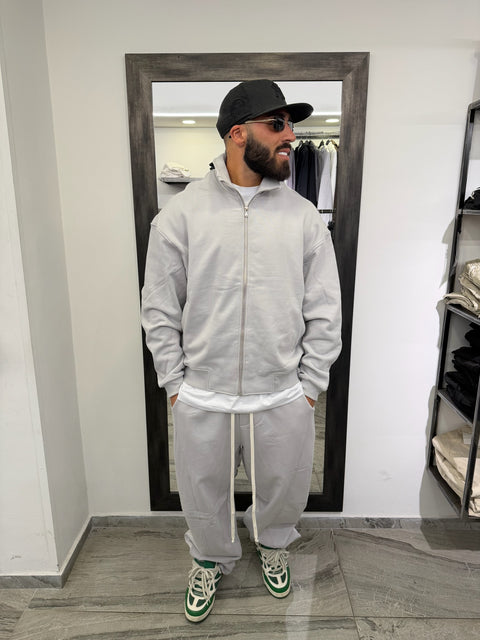 FELPA ZIP COLLETTO (FELPATA)