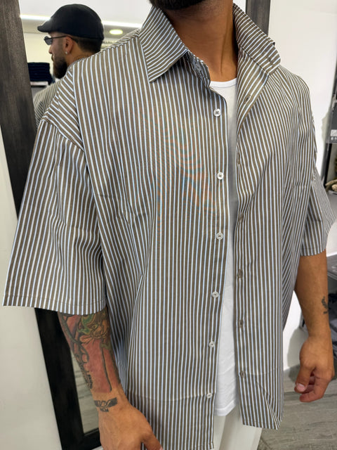 CAMICIA RIGHE OVER