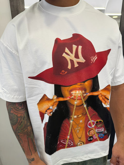 T-SHIRT RED COWBOY HAT