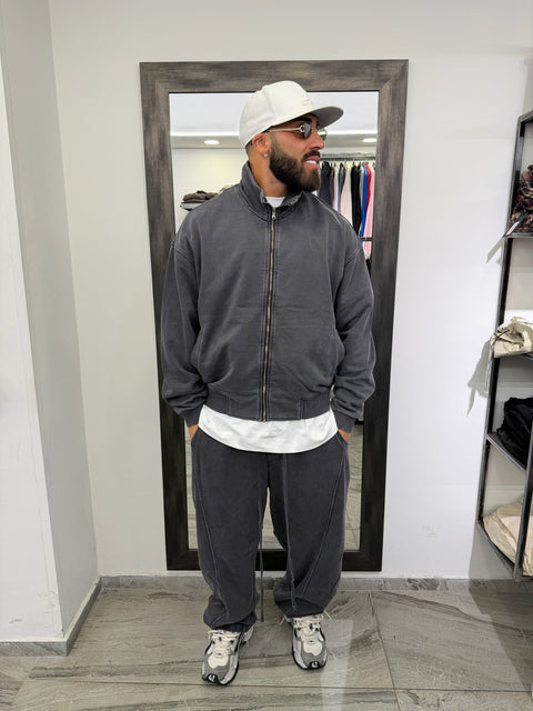 FELPA COLLETTO ZIP SLAVATA