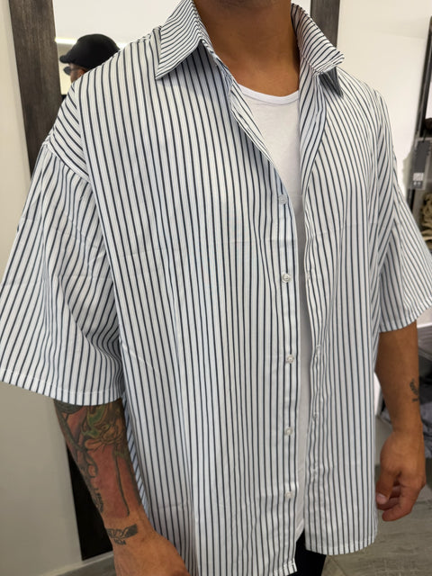 CAMICIA RIGHE OVER