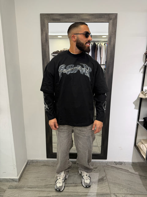 T-SHIRT DOUBLE SLEEVE FEAR