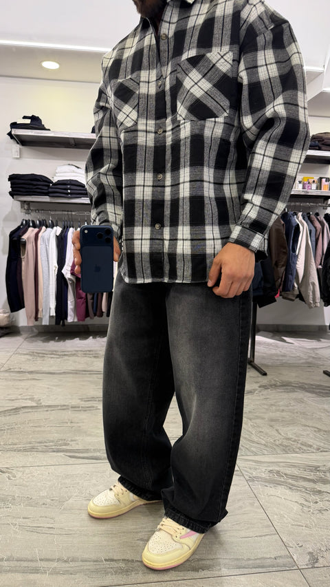 CAMICIA QUADRI OVER