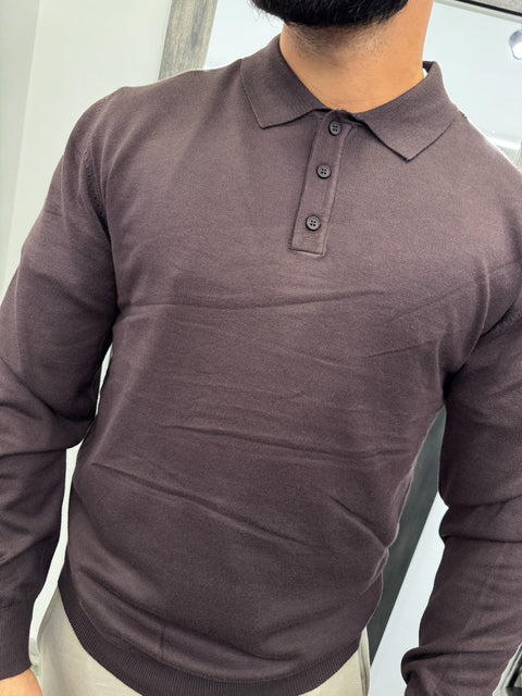 POLO SLIM MANICA LUNGA