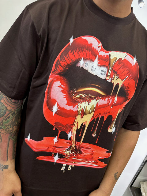 T-SHIRT DRIP LIPS