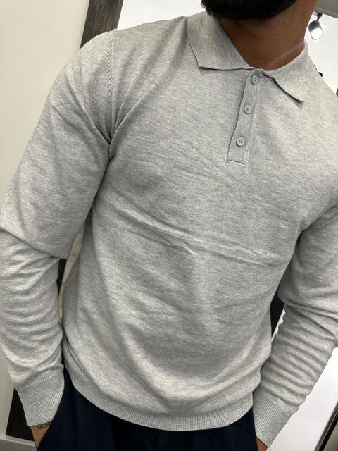 POLO SLIM MANICA LUNGA