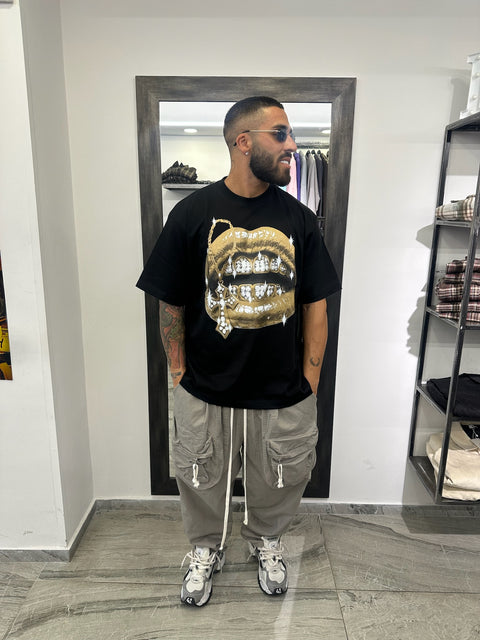 T-SHIRT GOLD LIPS