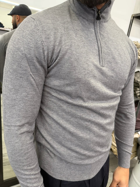 MAGLIONCINO MEZZA ZIP