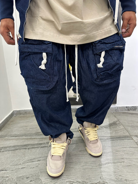 CARGO FRONT DENIM