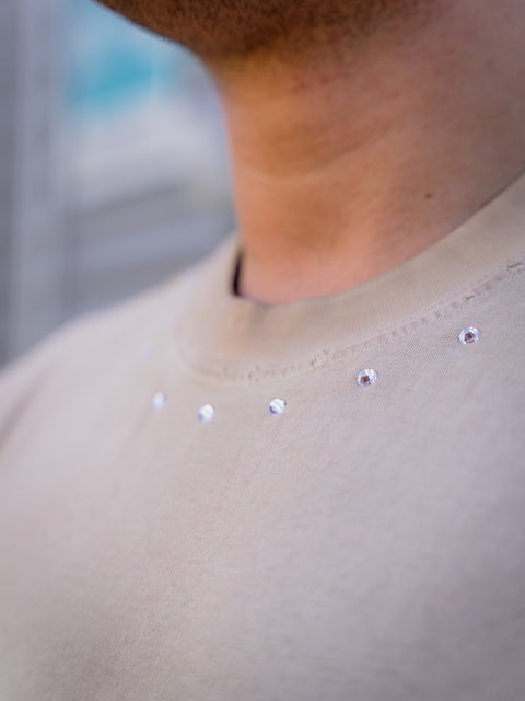 T-SHIRT THREE VIRGIN BEIGE