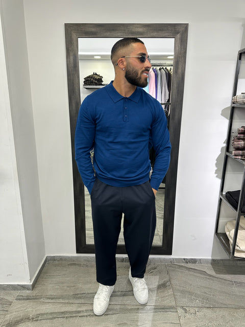 POLO SLIM MANICA LUNGA