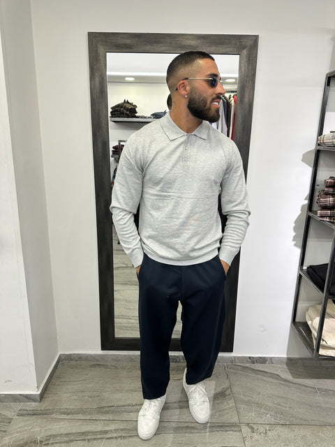 POLO SLIM MANICA LUNGA