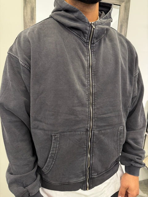 FELPA CAPPUCCIO ZIP SLAVATA