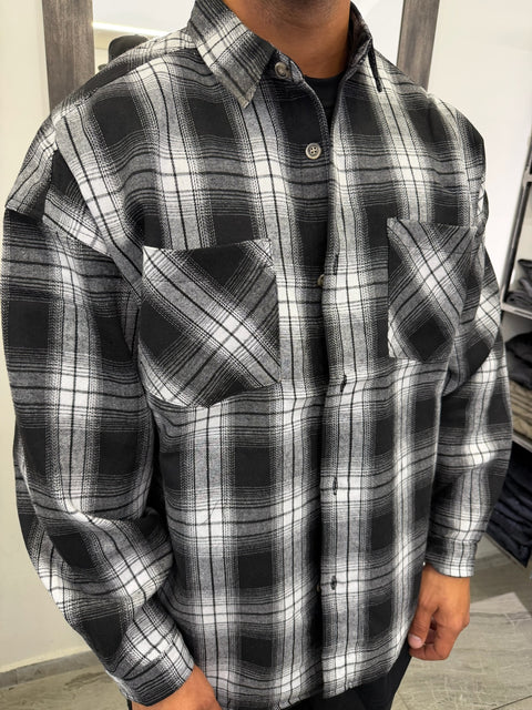 CAMICIA QUADRI OVER