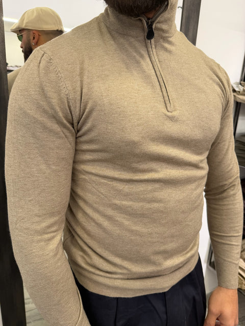 MAGLIONCINO MEZZA ZIP