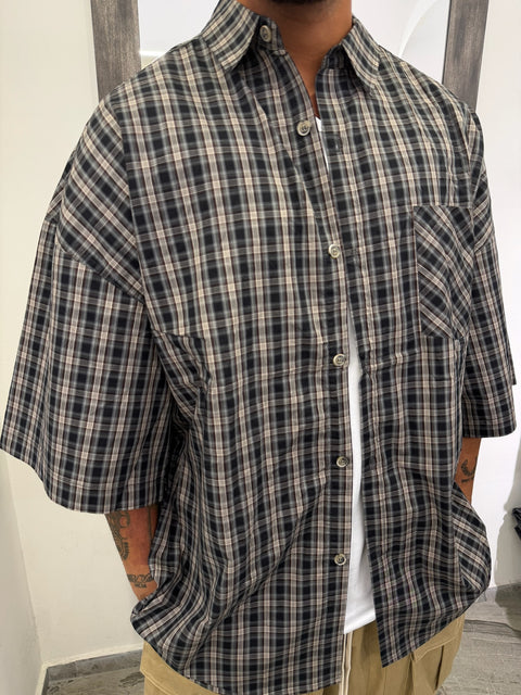 CAMICIA QUADRI OVER