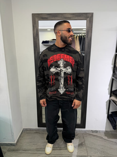 LONGSLEEVE CAMO CROCE 258