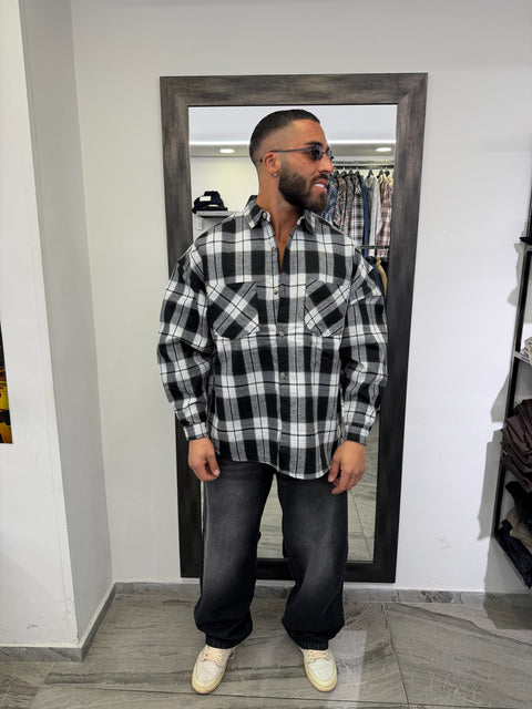 CAMICIA QUADRI OVER