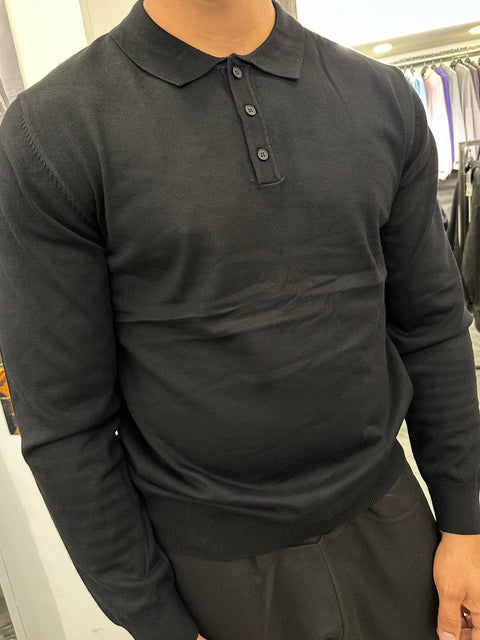 POLO SLIM MANICA LUNGA