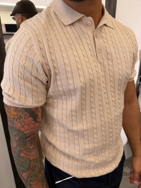 POLO SLIM TRECCIA
