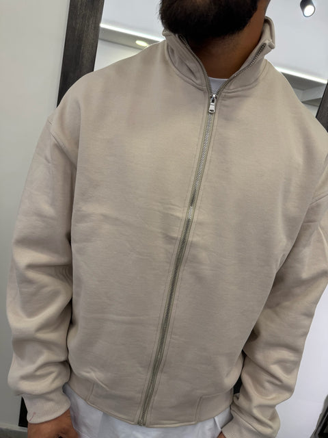FELPA ZIP COLLETTO (FELPATA)