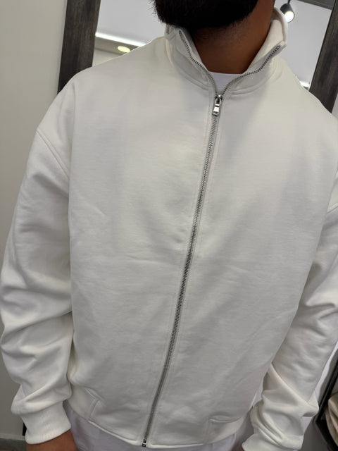 FELPA ZIP COLLETTO (FELPATA)