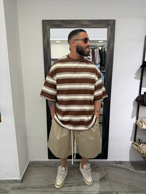 T-SHIRT OVER RIGHE mod. MIU